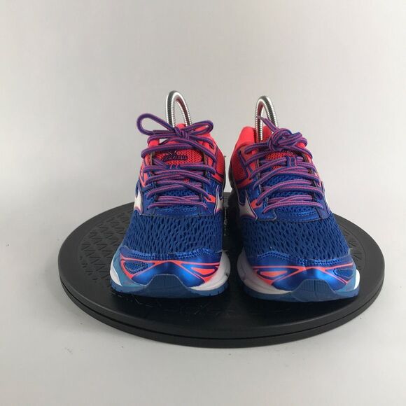 Mizuno Wave Inspire 13 Blue/Pink Athletic Running Shoes Women’s Size 6 - Picture 2 of 12